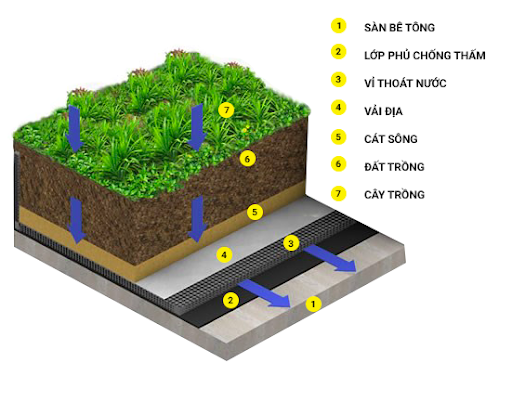 Giải pháp thoát nước bằng vỉ nhựa rất phổ biến hiện nay